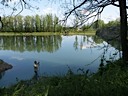 Pescatore sull'Arno