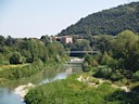 Passerella Ciclopedonale vista dal ponte sulla Via Porrettana a Casalecchio di Reno